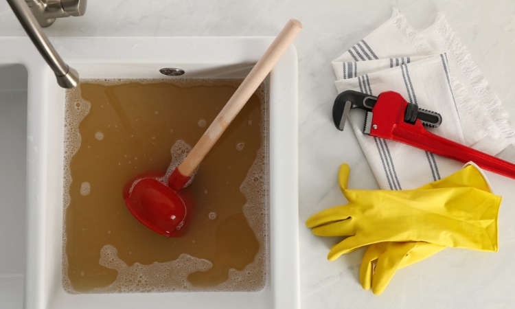 clogged sink service