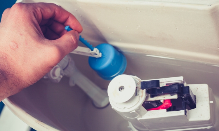 replacing a toilet flush valve