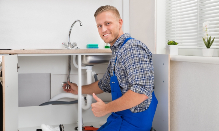 Installing a kitchen faucet