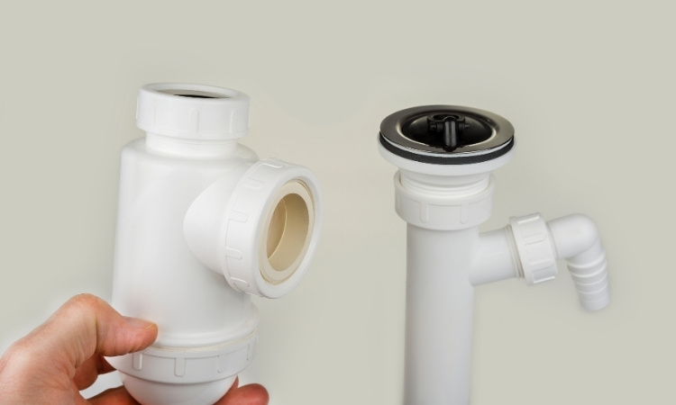 install a Kitchen Sink Bottle Trap